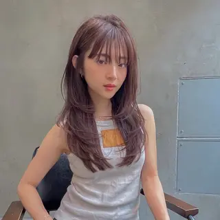 ロング カラー ⚜️ブリーチ× 透明感✨Hayatoのヘアスタイル