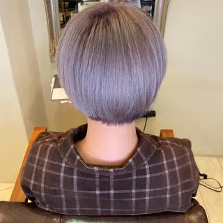 カラー ボブウルフ／ボブ Satsuki【名駅のヘアスタイル