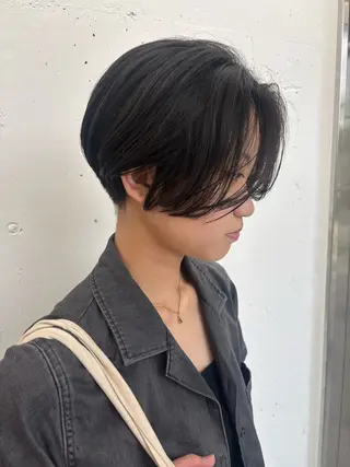 ショート 夕羽夢🍓矢場/ 透明感カラーのヘアスタイル