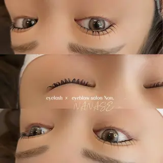 マツエク・マツパ eyelash ×  eyebrow salon Non.所属・Non. NANASEのマツエク・マツパデザイン