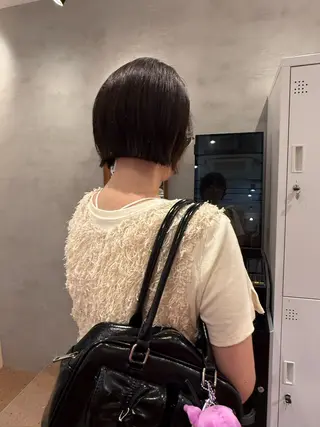 ショート ❤️アヤカ Wカラー ボブ レイヤー❤️のヘアスタイル