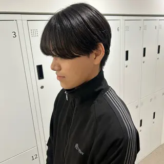 メンズ 絹髪矯正/艶カラー /透明感/石田桃子のヘアスタイル