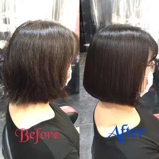 ミディアム カラー Annon プライベートサロンのヘアスタイル