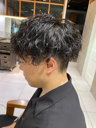 カラー パーマ ヘアアレンジ メンズ メンズパーマの巨匠 鈴木純のヘアスタイル