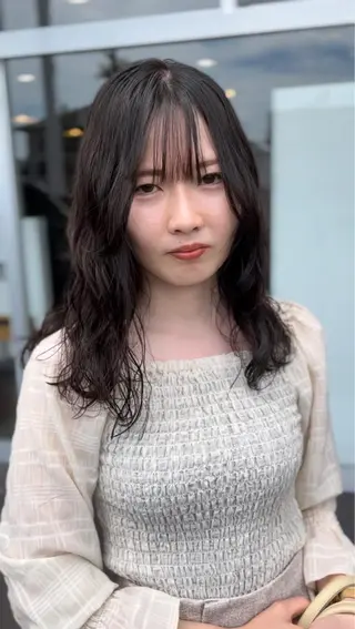 セミロング パーマ 似合わせ提案 将真のヘアスタイル