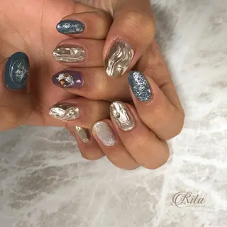 ネイル Rio 𓍼のネイルデザイン