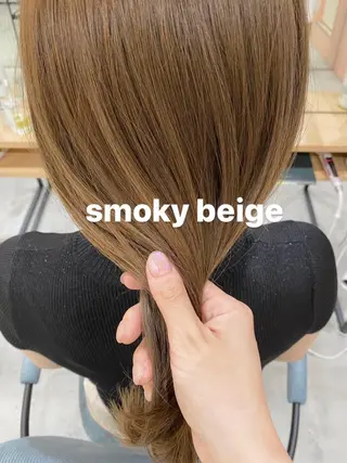 セミロング カラー ENIF ヤマグチアツコのヘアスタイル