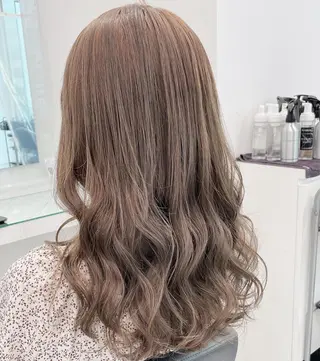 ロング カラー ☁️グレージュカラー TAKUYA☁️のヘアスタイル