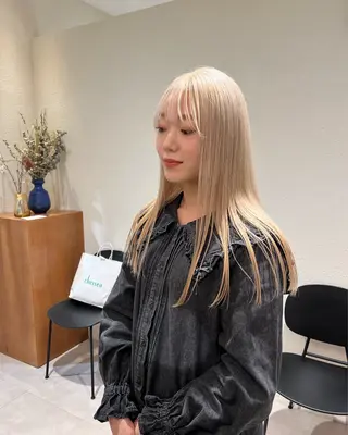 カラー yiye青山店所属・無料カットモデル /yuukaのヘアスタイル