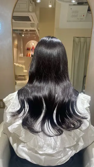 ロング マホ/日吉/髪質改善 /レイヤー/ガーリーのヘアスタイル