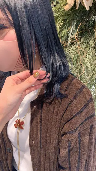 ミディアム カラー 平野葵🎀 hair/nailのネイルデザイン