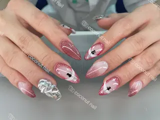 メンズ ネイル 神田 ココナッツのネイルデザイン