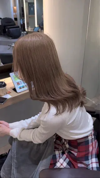 ロング カラー レイヤーカット/ ブリーチカラー/雅人のヘアスタイル