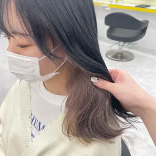 セミロング 🤍韓国トレンド ヘア🤍miku🤍のヘアスタイル