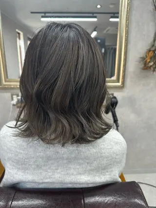ミディアム カラー Lien 深井店のヘアスタイル