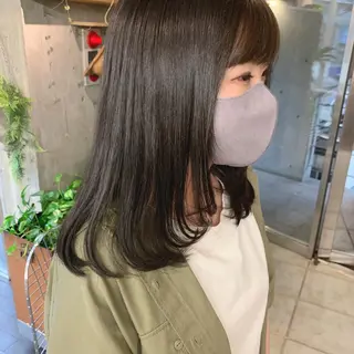 ミディアム カラー 土屋かすみ✁︎. ꙳ 姫カットのヘアスタイル