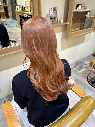 ロング Cloe 銀座 【クロエ ギンザ】所属・ハイトーン/暖色 カラー/maoのヘアスタイル