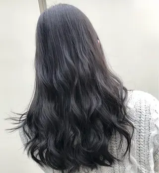 セミロング カラー ヘアアレンジ 推しカラー美容師 Yukino🌈のヘアスタイル