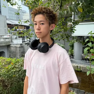 ショート メンズ 希佳/メンズ スタイリストのヘアスタイル