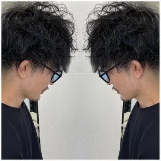 ショート パーマ メンズ BOOTH share salon所属・ハタケヤマヨシキ ／BOOTHのヘアスタイル