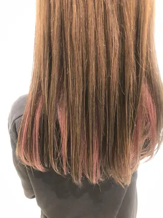 セミロング GO TODAY SHAiRE SALON原宿Stella店所属・GO TODAY シェアサロンのヘアスタイル