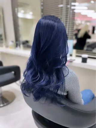 ロング カラー 透明感ハイトーン/ ベージュ/りくとのヘアスタイル