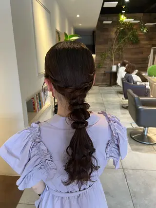 ロング ヘアアレンジ 西村 美羽のヘアスタイル