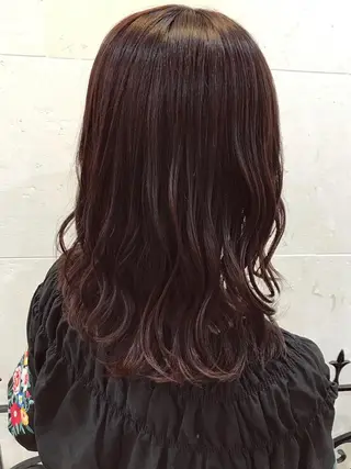 ミディアム カラー 💘カラー人気Ｎｏ. １💘SAYAのヘアスタイル