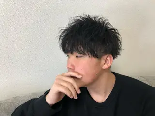 ショート メンズ メンズパーマ/心斎橋 /四ツ橋駅/しょうまのヘアスタイル