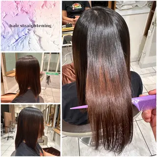 セミロング パーマ Ash西葛西 /momijiのヘアスタイル