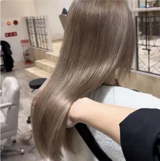 セミロング カラー lafithhair sunny 淡路店のヘアスタイル