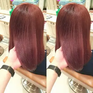 セミロング カラー grow上野御徒町【グロウ】所属・ブリーチ・ハイトーン 特化🎉内山のヘアスタイル