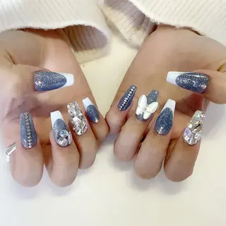 ネイル 💎🐰 saki. m 🐰💎のネイルデザイン