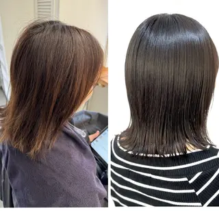 ミディアム カラー CARAL【カラル】所属・💐髪質改善 Hカラー💐HIDEのヘアスタイル