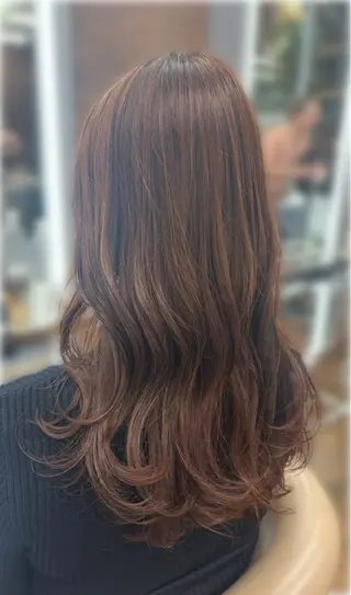 ロング カラー ヘアアレンジ shalu 平塚店所属・古川 みえこのヘアスタイル