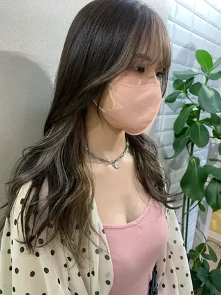 ロング カラー hub hair レイヤー/透明感のヘアスタイル