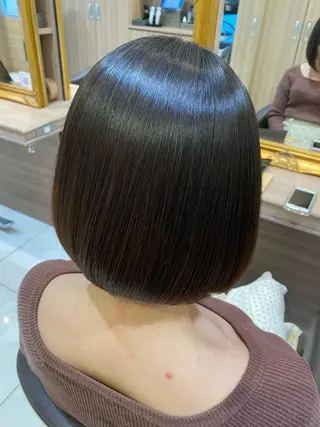 ショート 美髪縮毛矯正 穴見太伍のヘアスタイル