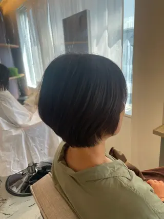 ショート 特化✨透明感カラー 白髪染め✨住田緋菜のヘアスタイル