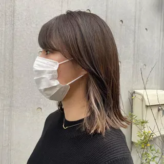 ミディアム カラー 🪭risa 暖色/レイヤー🪭のヘアスタイル