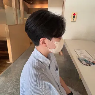 ショート パーマ 小山内 一馬のヘアスタイル