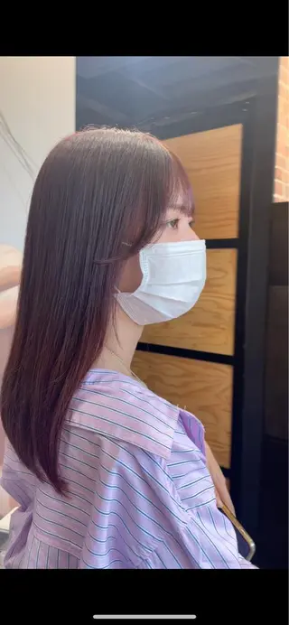 セミロング カラー レイヤーカット/髪質 改善/矯正🤍吉田のヘアスタイル