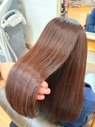 セミロング カラー 髪質改善🌿/艶感 /髙木 優人のヘアスタイル