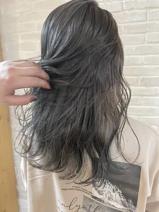 セミロング カラー hair salon Ranun髪質改善のヘアスタイル