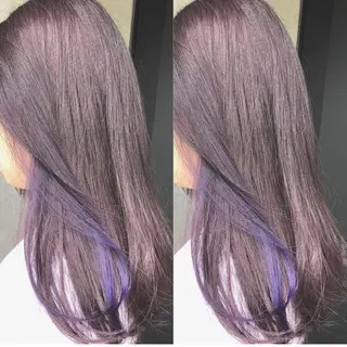 ロング カラー 荒木 依莉亜のヘアスタイル