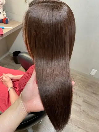 カラー shiho/名駅💎 ケアカラー/ブリーチのヘアスタイル