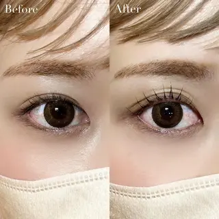 アイブロウ 北村 彩花のマツエク・マツパデザイン