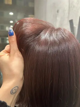 ミディアム カラー 美容室 _WHITE＋ 南海難波店【アンダーホワイトプラス】所属・✨レイヤー/透明感 /豊嶋里緒✨のヘアスタイル