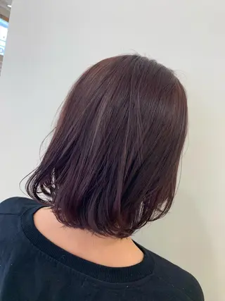 ミディアム ボブ/美髪矯正 /佐藤　奈巳のヘアスタイル