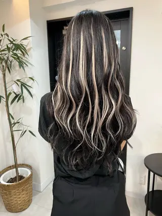 ミディアム ✨ハイトーン/シール エクステ✨♠優羽のヘアスタイル