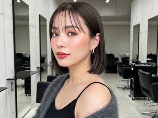 ミディアム 似合わせボブ✖️ 韓国レイヤー✨小関のヘアスタイル